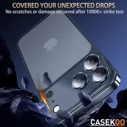 CASEKOO Camera Lens Protector for iPhone 17 Pro, iPhone 17 Pro Max image 4