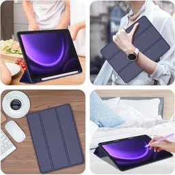 tgk Flip Cover for Samsung Galaxy Tab S9 FE 10.9 Inch, SAMSUNG Galaxy Tab S10 FE 10.9 inch image 5
