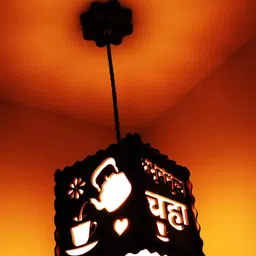™ 516 Artistic Ceiling Light Pendant lamp Shade (with Bulb) Handcraft Hanging Night Lamp for Home, & Office Pendants Ceiling Lamp-image-8