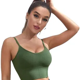 lak 18 Pack of 3 Women Sports Lightly Padded Bra image 2