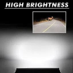 fabtec High Brightness Bar Light1 IP67WaterProof Bar light 60LED 11INCH Back Up Lamp Car, Motorbike, Van LED (12 V, 35 W) image 5