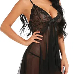 klovvy Solid Women Swim-dress Black Swimsuit-picture-16