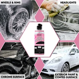 mikanix Foam Blaster Car Shampoo Concentrate With Thick Foam To Remove Dirt & Grime Car Washing Liquid image 5