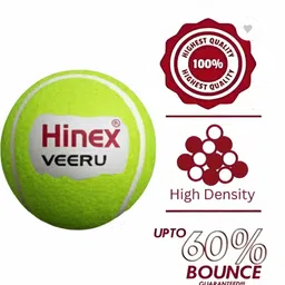 dayinn Professional cricket tennis ball - pack of 3 yellow Cricket Tennis Ball image 3