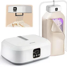 myrra Steel Ceiling Cloth Dryer Stand Electric Cloth Warmer - Portable Cloth Warming Machine for Home, Warming Bag image 1