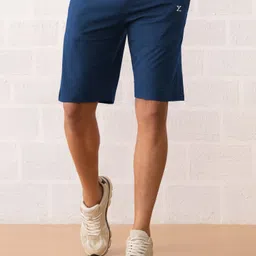 xyxx Solid Men Blue Sports Shorts-picture-26