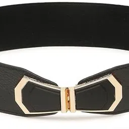 hoboken Women Casual, Party, Formal Black Synthetic Belt-picture-12