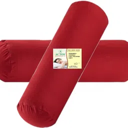 actos Microfibre Bolster Pack of 5 Solid Combo Set Of 3 Cushion And 2 image 2