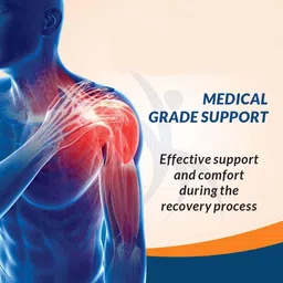 witzion Shoulder Brace Wrap With Adjustable Shoulder Pain Relief Shoulder Support- Left Shoulder Support image 3