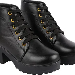 nzs Smart Casual Mid Top | Winter Boots |Lace-UP |Trendy Boots For Girls Boots Boots For Women image 5