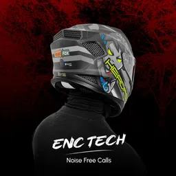 headfox N2F Shady AI Bluetooth Full Face Waterproof Helmet for Men with LED Blinker Motorbike Helmet image 3