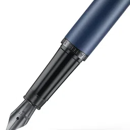 sheaffer Vfm E9429 Matt Blue With Pvd (Medium Nib) With Converter Fountain Pen image 2