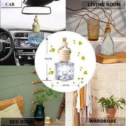 winkcart Car Air Freshener Pod| Coffee Oudh Fragrance Luxury Car Freshener Aroma Oil, Diffuser, Refill image 3