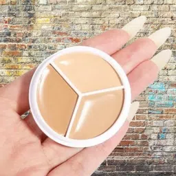 3-in-1 Full Cover Concealer Makeup Palette Cream c52 Concealer-image-40