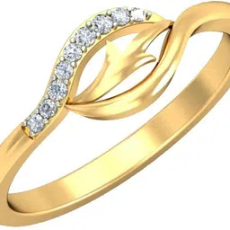 avsar AVR649YB 14kt Cubic Zirconia Yellow Gold ring-image-7