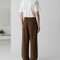 clothy Men Printed Brown Track Pants image 3