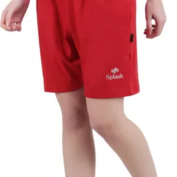 splash Solid Women Red Basic Shorts image 2