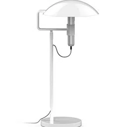 design nest DeskLight White Aluminium LED Table Lamp image 3