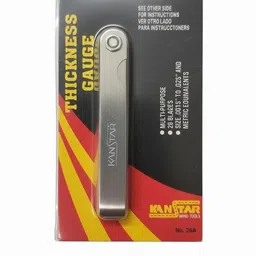 sh mart STAINLESS STEEL FEELER GAUGE 26 BLADES .0015" TO .025" inch WITH FULL ACCURACY Marking Gauge image 3