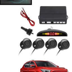 maties Universal Black 4pcs Reverse Parking Safety Sensor For Car-332 Black Waterproof Parking Sesnor With Led Display For Vehicle -332 Parking Sensor-picture-15