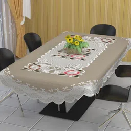 easttardomm Floral 6 Seater Table Cover image 1