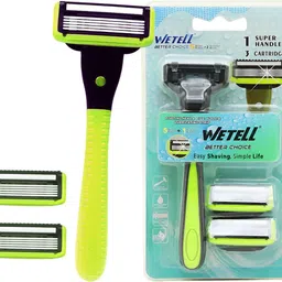 arshia WETELL Better Choice 5-Blade Razor for Men with 2 Extra Razor Cartridges, Men-picture-19