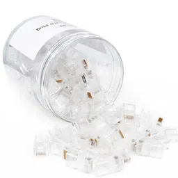 TOOLBUX Plug Connector CAT5 Network LAN Crimp (48 Pieces, Unshielded), Network Interface Card-picture-45