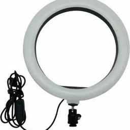 ashaworld LED Ring Light 10 Inch With Cell Phone Holder Without Tripod Stand Flash Ring Flash (White) Ring Flash-picture-27