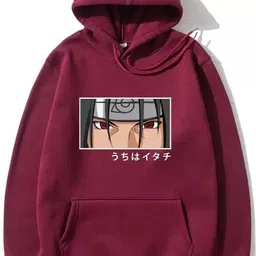 ava fashion Men Full Sleeve Printed Hooded Sweatshirt image 2