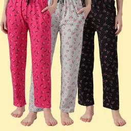 fit n fame Pack of 3 Women Pyjama image 1