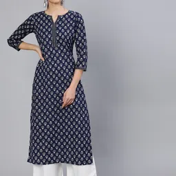 fyunl Women Printed Viscose Rayon Straight Kurta-picture-24