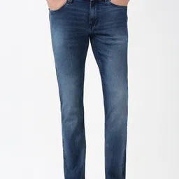 peter england Men Slim Mid Rise Blue Jeans-picture-26