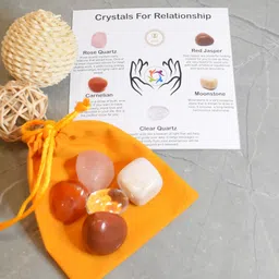 maureen Natural Tumble Stone Relationship Kit Regular Asymmetrical Crystal Stone-picture-27