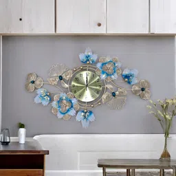 crust overseas Analog 60 cm X 100 cm Wall Clock image 1