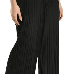 fabrictown Pack of 3 Women Relaxed Multicolor Cotton Blend Trousers image 5