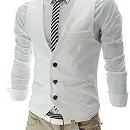 zonecart Solid Men Waistcoat-picture-28