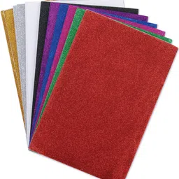 radhey Glitter Unruled A4 150 gsm, 200 gsm Craft paper-picture-21