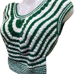 m/s deoria handicraft udyog U-Neck Women Blouse image 3