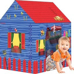 FK_Letest Kids Light Weight, Water Proof Farm House Plastic Tent-image-4