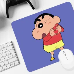 Eshaaver Cute Shinchan Mouse pad for Laptop computer Anti skid Gaming table mat mousepad Mousepad-picture-19