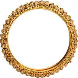 divastri Alloy Gold-plated Bangle image 3