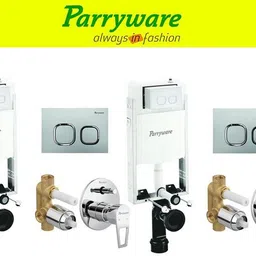 parryware Half Frame Concealed Cistern, with divater body upper espiron set of 2 pic 001 Dual Flush Tank-picture-27