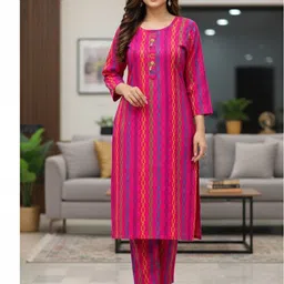 m a enterprises Women Wool Kurta Pant Set image 1