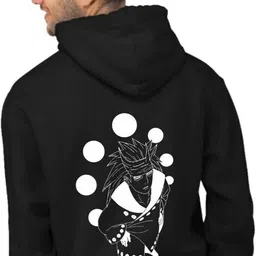 Men Full Sleeve Printed Hooded Sweatshirt-image-2