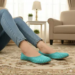 bifeet Floral Design Jutis Bellies For Women-picture-15