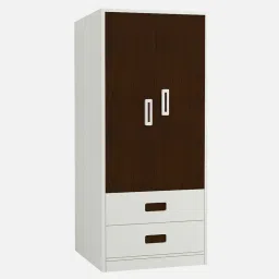 adona Adonica 2 Door Wardrobe With Drawers In Coffee Walnut Finish image 4