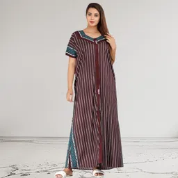 Women Maternity/Nursing Nighty-image-0