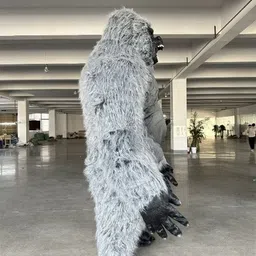 DB Pro Halloween Gorilla Inflatable Mascot Blow up Gorilla Fancy Dress Costume Elders Halloween Costume image 3