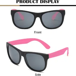 syga UV Protection Retro Square Sunglasses (Free Size) image 2