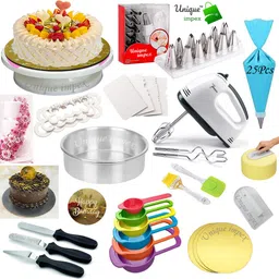 unique impex cake baking set beater + cake making materials Kitchen Tool Set-picture-21
